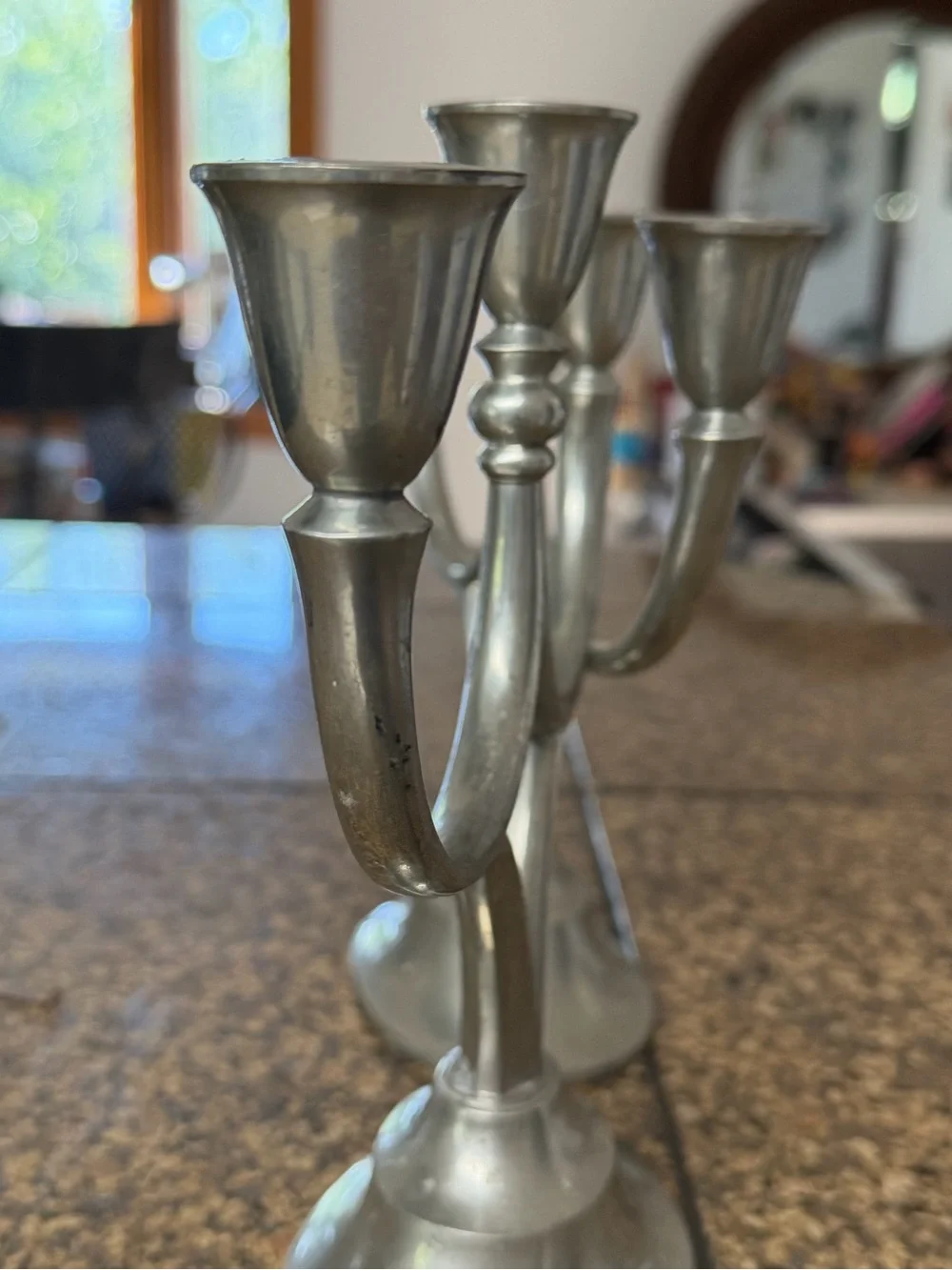 Just Andersen Made in Danmark 1930’s Candelabra set
